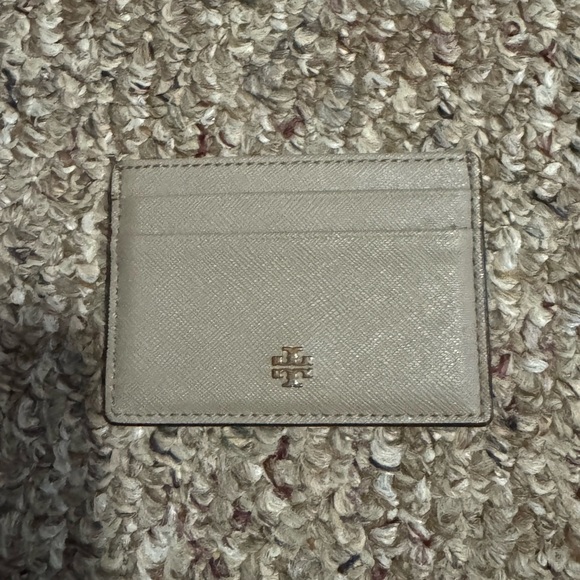 SOLD ❌❌❌Tory Burch Saffiano Leather Card Holder - PRE LOVED - Picture 1 of 3